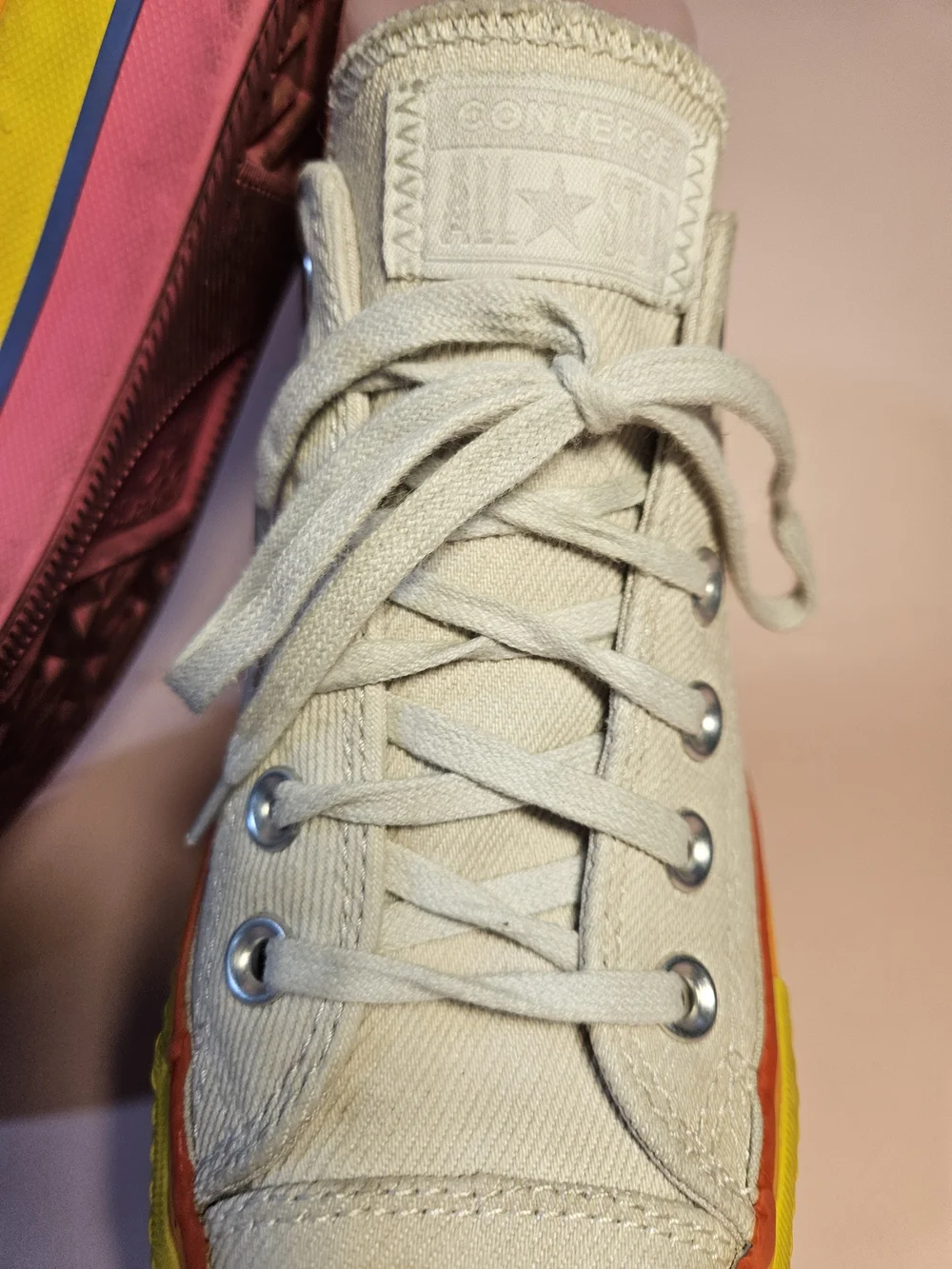 Converse cream colored